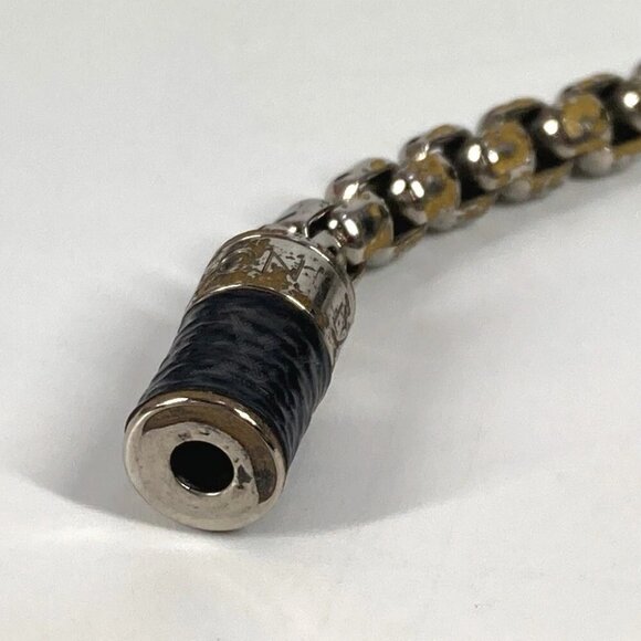 LOUIS VUITTON M63107 MonogramEclipse BraceletChain Accessories bangle Bracelet - Picture 8 of 10